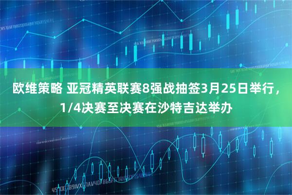 欧维策略 亚冠精英联赛8强战抽签3月25日举行，1/4决赛至决赛在沙特吉达举办