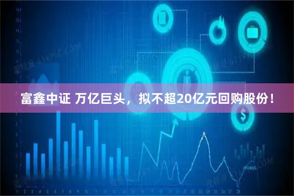 富鑫中证 万亿巨头，拟不超20亿元回购股份！